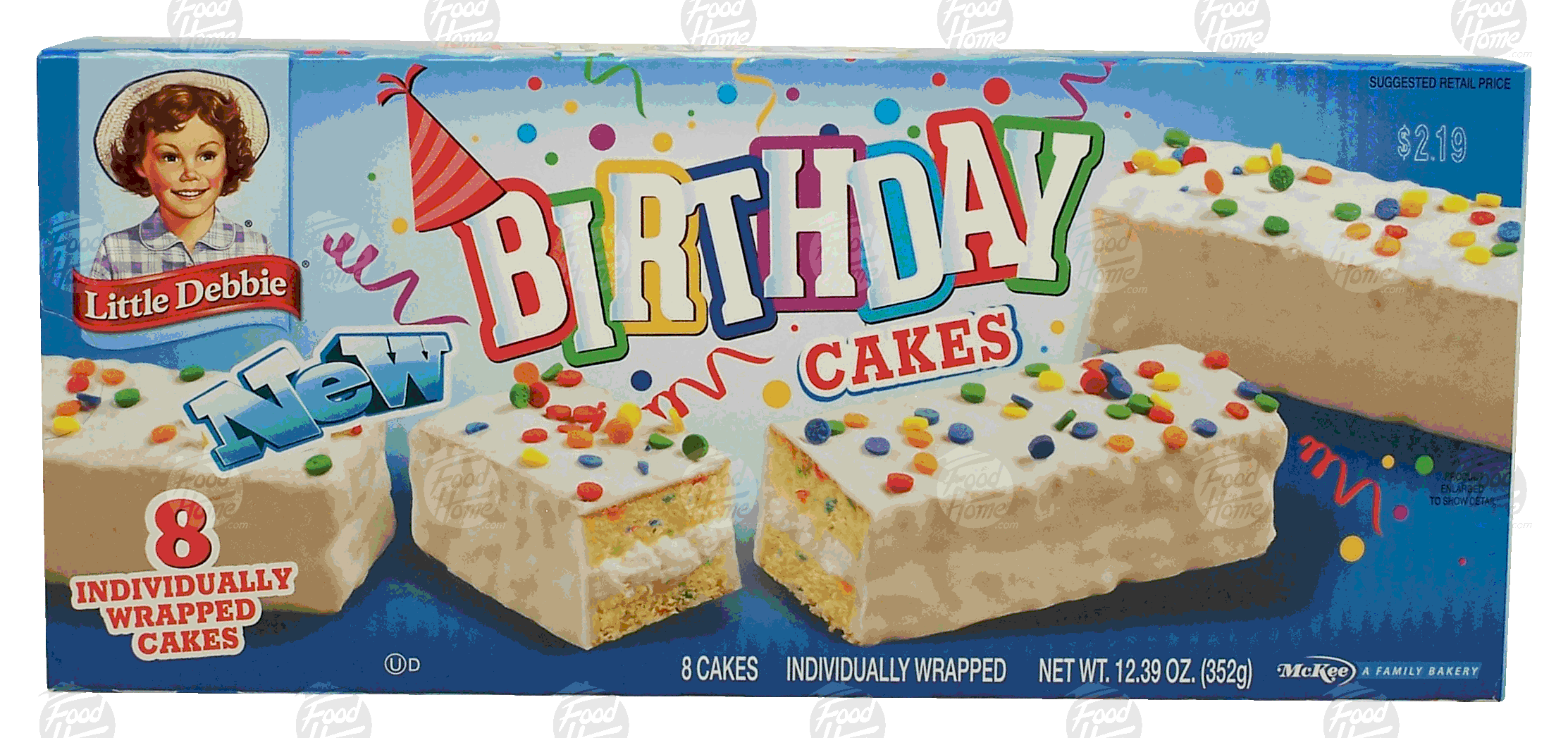 Little Debbie Birthday snack cakes, individually wrapped, 8-count Full-Size Picture